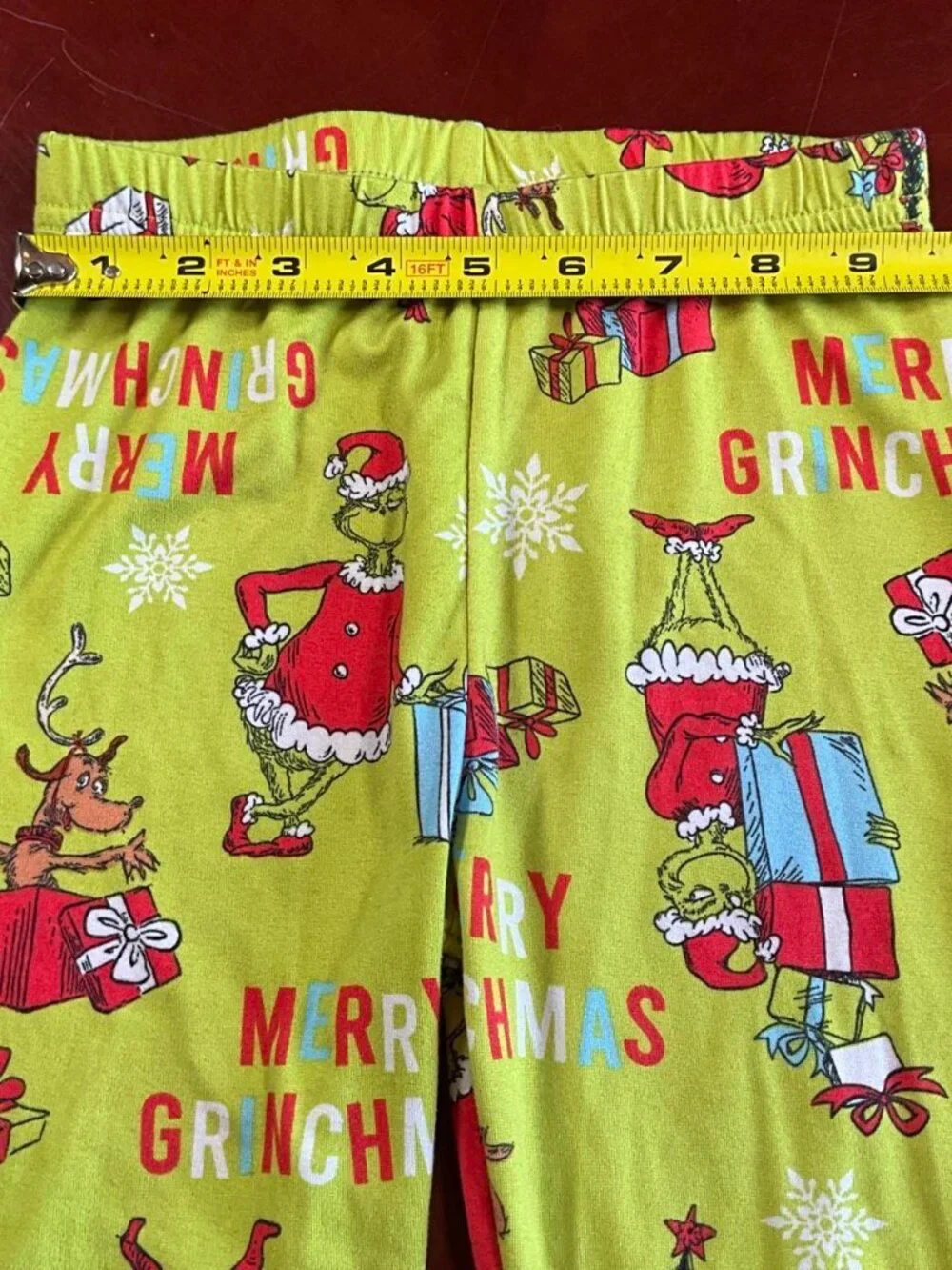 Kids The Grinch Christmas Holiday Sleepwear Lightweight COZY Pajama Set Sz 5T